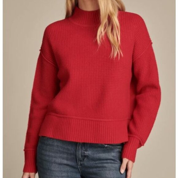Lucky Brand -  Cloudsoft Mock Neck Sweater - Picture 1 of 5